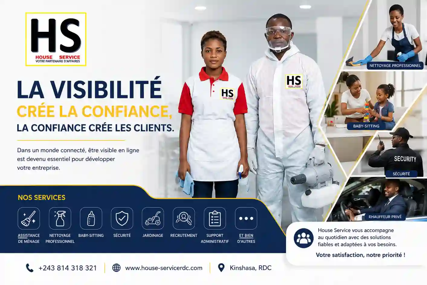 Visibilité en ligne pour entreprise en RDC