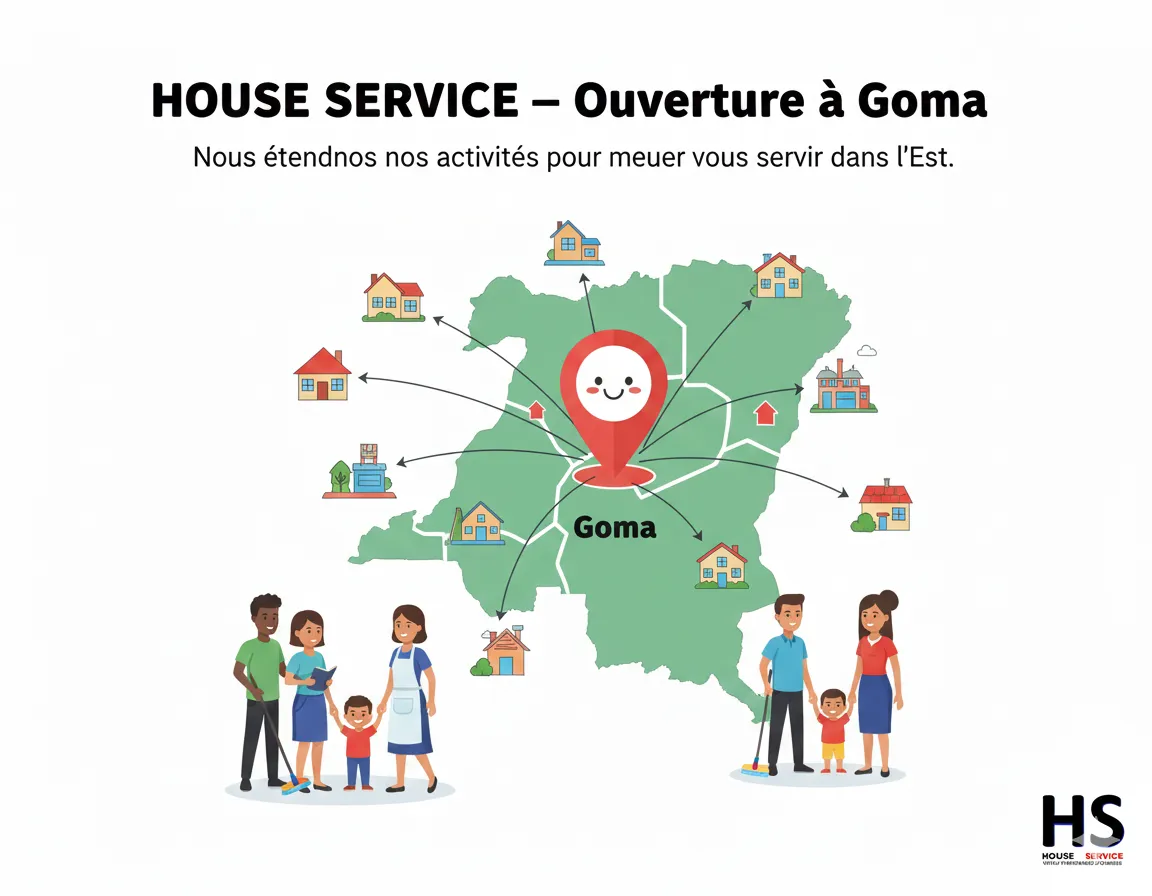 Ouverture House Service à Goma